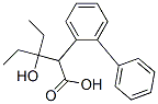 alpha-(1-Ethyl-1-hydroxypropyl)-biphenylacetic acid, (-)- CAS#: 85045-59-6