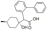 alpha-(1-Hydroxy-4-methylcyclohexyl)-biphenylacetic acid, trans-(+)- CAS#: 85045-76-7