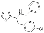 alpha-((4-Chlorophenyl)methyl)-N-(phenylmethyl)thiophenemethanamine CAS#: 80154-73-0