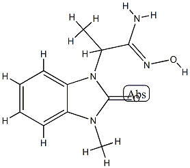 alpha-Methyl methyl-3 oxo-2 dihydro-2,3 1H-benzimidazole-1 acetamidoxi me [French] CAS#: 85475-55-4