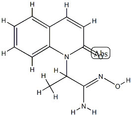 alpha-Methyl oxo-2 2H-quinoleine-1 acetamidoxime [French] CAS#: 85475-44-1