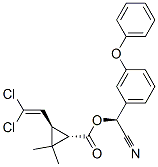 alpha-cyano-3-phenoxybenzyl [1S-[1alpha(R*),3beta]]-3-(2,2-dichlorovinyl)-2,2-dimethylcyclopropanecarboxylate CAS#: 83860-31-5