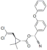 alpha-cyano-3-phenoxybenzyl [1S-[1alpha(S*),3beta]]-3-(2,2-dichlorovinyl)-2,2-dimethylcyclopropanecarboxylate CAS#: 83860-32-6