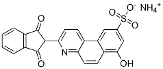 ammonium 3-(2,3-dihydro-1,3-dioxo-1H-inden-2-yl)-7-hydroxybenzo[f]quinoline-9-sulphonate CAS#: 83929-61-7