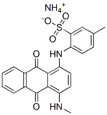 ammonium 4-[[9,10-dihydro-4-(methylamino)-9,10-dioxoanthryl]amino]toluene-3-sulphonate CAS#: 83006-62-6