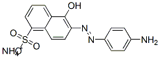 ammonium 6-[(4-aminophenyl)azo]-5-hydroxynaphthalene-1-sulphonate CAS#: 83006-63-7