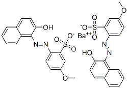 barium bis[2-[(2-hydroxy-1-naphthyl)azo]-5-methoxybenzenesulphonate] CAS#: 85391-55-5
