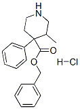benzyl 3-methyl-4-phenylpiperidine-4-carboxylate hydrochloride CAS#: 83898-33-3