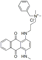 benzyl[3-[[9,10-dihydro-4-(methylamino)-9,10-dioxo-1-anthryl]amino]propyl]dimethylammonium chloride CAS#: 84074-43-1