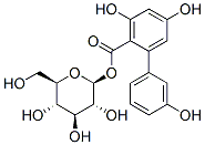 beta-D-Glucopyranose, 1-(3,3',5-trihydroxy(1,1'-biphenyl)-2-carboxylate) CAS#: 85514-02-9
