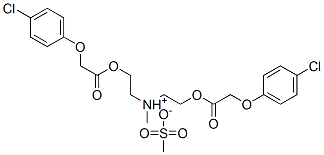 bis[2-[2-(p-chlorophenoxy)-1-oxoethoxy]ethyl]methylammonium methanesulphonate CAS#: 80723-12-2