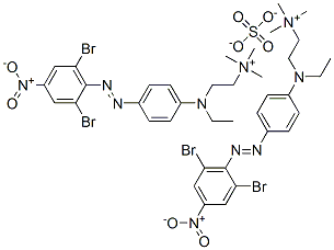 bis[[2-[[4-[(2,6-dibromo-4-nitrophenyl)azo]phenyl]ethylamino]ethyl]trimethylammonium] sulphate CAS#: 83969-17-9