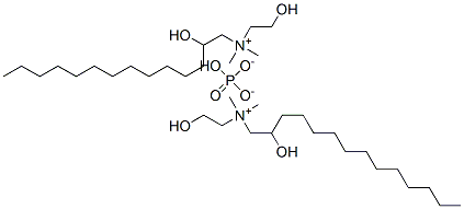 bis[(2-hydroxyethyl)(2-hydroxytetradecyl)dimethylammonium] hydrogen phosphate CAS#: 85006-11-7