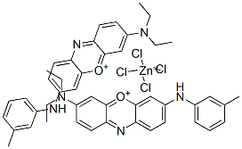 bis[3-(diethylamino)-7-[(m-tolyl)amino]phenoxazin-5-ium] tetrachlorozincate CAS#: 85005-89-6