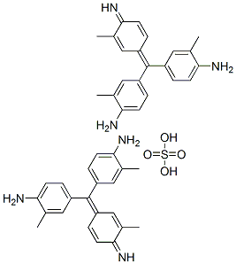 bis(4-[(4-amino-m-tolyl)(4-imino-3-methyl-2,5-cyclohexadien-1-ylidene)methyl]-o-toluidine) sulphate CAS#: 85188-02-9