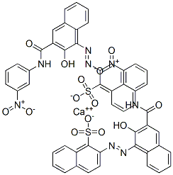 calcium 2-[[2-hydroxy-3-[[(3-nitrophenyl)amino]carbonyl]-1-naphthyl]azo]naphthalenesulphonate CAS#: 83863-53-0