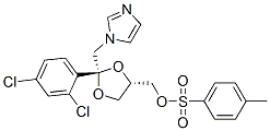 cis-2-(2,4-dichlorophenyl)-2-(1H-imidazol-1-ylmethyl)-1,3-dioxolan-4-ylmethyl toluene-p-sulphonate CAS#: 85650-50-6