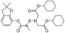 cyclohexyl 2-[cyclohexyloxycarbonylmethyl-[(2,2-dimethyl-3H-benzofuran -7-yl)oxycarbonyl-methyl-amino]sulfanyl-amino]acetate CAS#: 82560-38-1