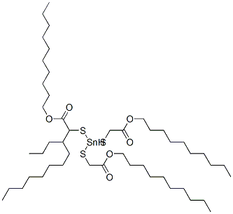 decyl 4-[[2-(decyloxy)-2-oxoethyl]thio]-4-dodecyl-7-oxo-8-oxa-3,5-dithia-4-stannaoctadecanoate CAS#: 84030-43-3