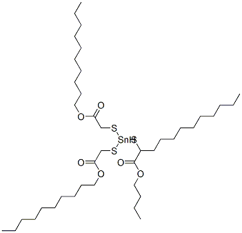 decyl 4-butyl-4-[[2-(decyloxy)-2-oxoethyl]thio]-7-oxo-8-oxa-3,5-dithia-4-stannaoctadecanoate CAS#: 84030-46-6