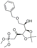diMethyl 2-((4R,5R)-5-((R)-2-(benzyloxy)-1-hydroxyethyl)-2,2-diMethyl-1,3-dioxolan-4-yl)-2-oxoethylphosphonate CAS#: 89291-71-4