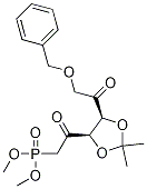 diMethyl 2-((4R,5S)-5-(2-(benzyloxy)acetyl)-2,2-diMethyl-1,3-dioxolan-4-yl)-2-oxoethylphosphonate CAS#: 89291-74-7
