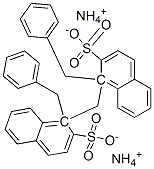 diammonium 1,1'-methylenebis[(phenylmethyl)naphthalene-2-sulphonate] CAS#: 84852-41-5