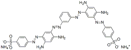 diammonium 4,4'-[1,3-phenylenebis[azo(4,6-diamino-3,1-phenylene)azo]]bis(benzenesulphonate) CAS#: 85587-35-5