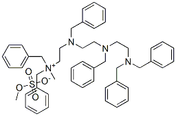 dibenzyl[2-[benzyl[2-[benzyl[2-[dibenzylamino]ethyl]amino]ethyl]amino]ethyl]methylammonium methyl sulphate CAS#: 82799-35-7