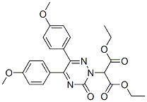 diethyl 2-[5,6-bis(4-methoxyphenyl)-3-oxo-1,2,4-triazin-2-yl]propanedi oate CAS#: 84423-93-8