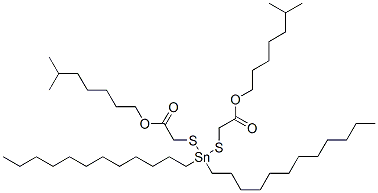 diisooctyl 2,2'-[(didodecylstannylene)bis(thio)]diacetate CAS#: 84030-61-5