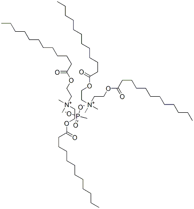dimethylbis[2-[(1-oxododecyl)oxy]ethyl]ammonium methyl phosphonate CAS#: 85169-42-2