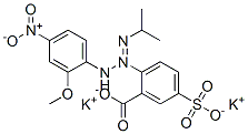 dipotassium 2-[3-(2-methoxy-4-nitrophenyl)-1-(1-methylethyl)triazen-2-yl]-5-sulphonatobenzoate CAS#: 83270-29-5