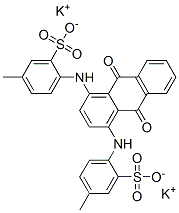 dipotassium 4,4'-[(9,10-dihydro-9,10-dioxo-1,4-anthrylene)diimino]bis(toluene-3-sulphonate) CAS#: 83044-88-6