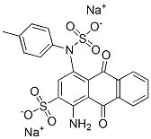 disodium 1-amino-9,10-dihydro-4-(4-methylsulphonatoanilino)-9,10-dioxoanthracene-2-sulphonate CAS#: 85188-26-7