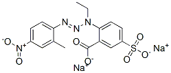 disodium 2-[1-ethyl-3-(2-methyl-4-nitrophenyl)-2-triazenyl]-5-sulphonatobenzoate CAS#: 85098-83-5