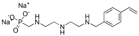disodium [[[2-[[2-[[(4-vinylphenyl)methyl]amino]ethyl]amino]ethyl]amino]methyl]phosphonate CAS#: 85153-30-6