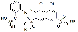 disodium 3-[[2-[(dihydroxyarsino)oxy]phenyl]azo]-4,5-dihydroxynaphthalene-2,7-disulphonate CAS#: 84215-48-5