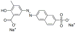 disodium 3-methyl-5-[(6-sulphonato-2-naphthyl)azo]salicylate CAS#: 84100-01-6