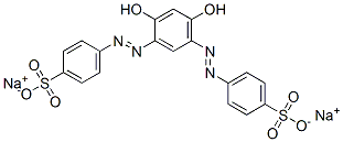 disodium 4,4'-[(4,6-dihydroxy-1,3-phenylene)bis(azo)]bis(benzenesulphonate) CAS#: 83562-73-6