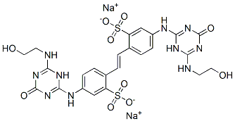 disodium 4,4'-bis[[1,4-dihydro-6-[(2-hydroxyethyl)amino]-4-oxo-1,3,5-triazin-2-yl]amino]stilbene-2,2'-disulphonate CAS#: 82944-33-0
