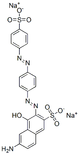 disodium 6-amino-4-hydroxy-3-[[4-[(4-sulphonatophenyl)azo]phenyl]azo]naphthalene-2-sulphonate CAS#: 83562-69-0