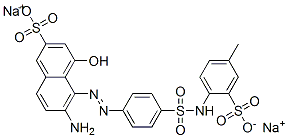 disodium 6-amino-4-hydroxy-5-[[4-[[(4-methyl-2-sulphonatophenyl)amino]sulphonyl]phenyl]azo]naphthalene-2-sulphonate CAS#: 84852-24-4