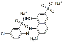 disodium 6-amino-5-[(4-chloro-2-sulphonatophenyl)azo]-4-hydroxynaphthalene-2-sulphonate CAS#: 85188-11-0
