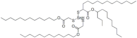 dodecyl 4-dodecyl-4-[[2-(dodecyloxy)-2-oxoethyl]thio]-7-oxo-8-oxa-3,5-dithia-4-stannaicosanoate CAS#: 84030-41-1
