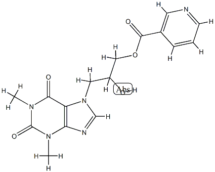 dyphylline nicotinate CAS#: 80181-40-4