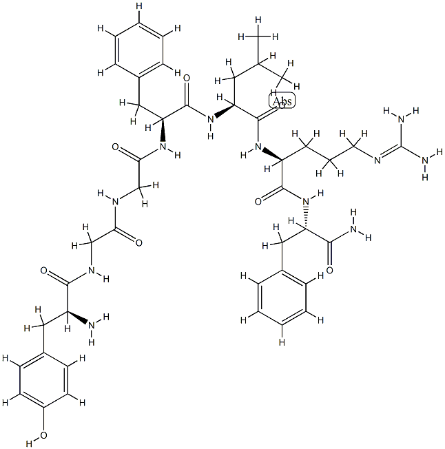 enkephalin-Leu, Arg(6)-PheNH2(7)- CAS#: 80690-78-4