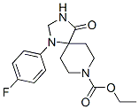 ethyl 1-(4-fluorophenyl)-4-oxo-1,3,8-triazaspiro[4.5]decane-8-carboxylate CAS#: 80912-42-1
