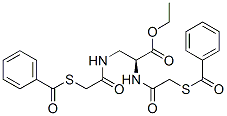 ethyl (2S)-2,3-bis[(2-benzoylsulfanylacetyl)amino]propanoate CAS#: 85916-30-9