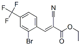 ethyl 3-[2-bromo-4-(trifluoromethyl)phenyl]-2-cyanoacrylate CAS#: 85118-34-9